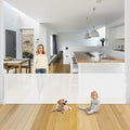 90 Inch Extra Wide Retractable Baby Gate for Large Openings