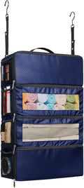 Suitcase Organizer Travel Luggage Hanging Shelves - Compact Packing