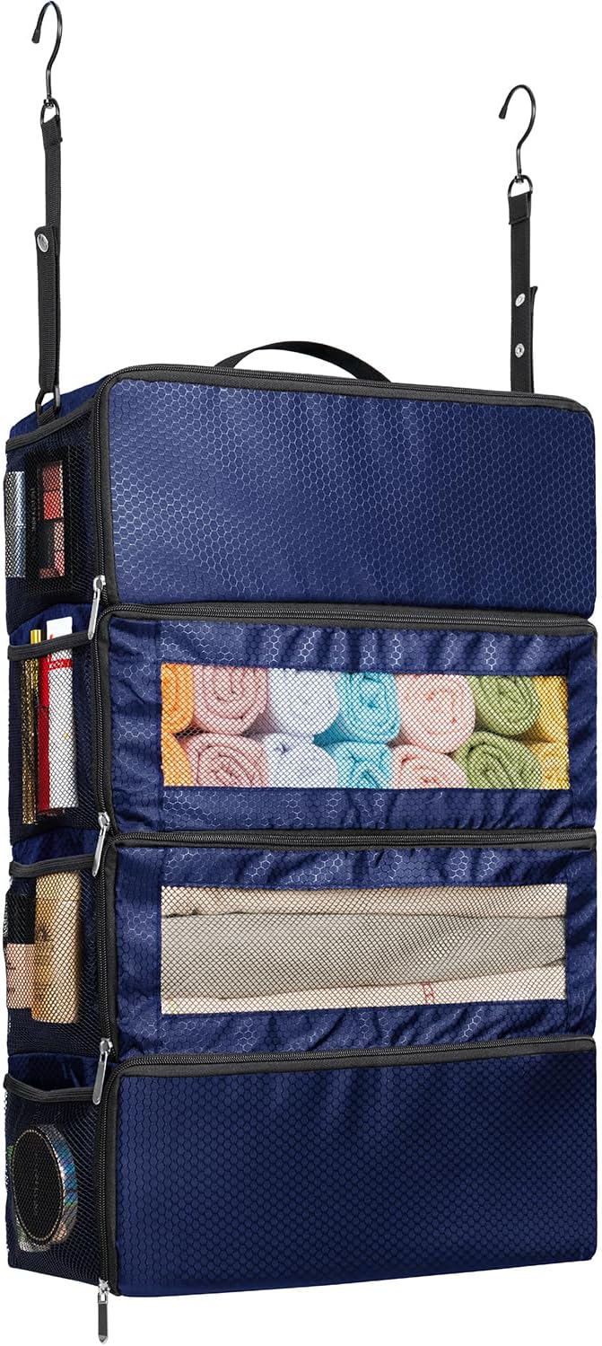Suitcase Organizer for Travel Luggage by Vokelater - Collapsible