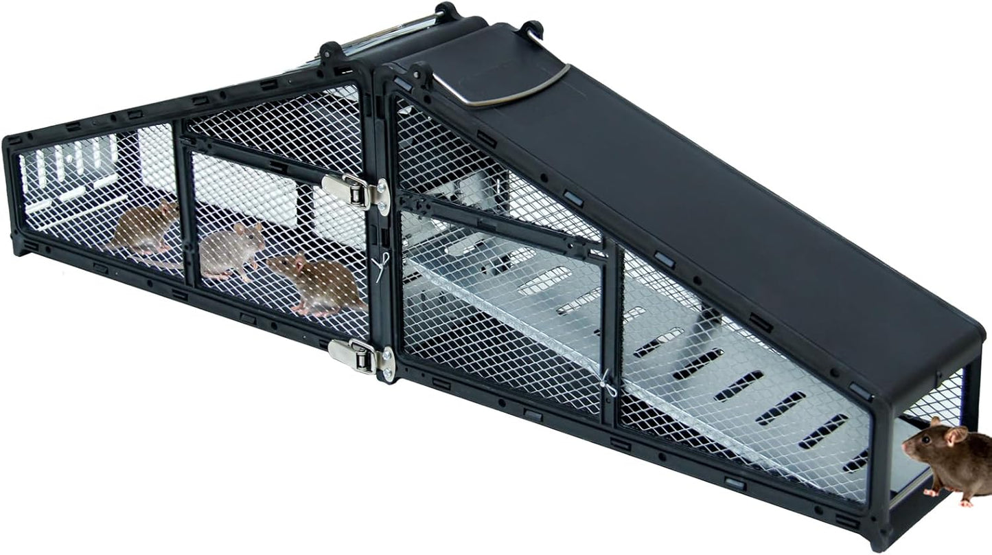 Reusable Live Mouse Trap - No Kill, No Touch!