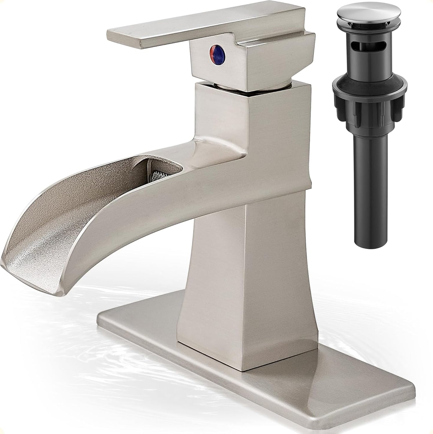 Waterfall Bathroom Sink Faucet by HOIGY - Easy Install
