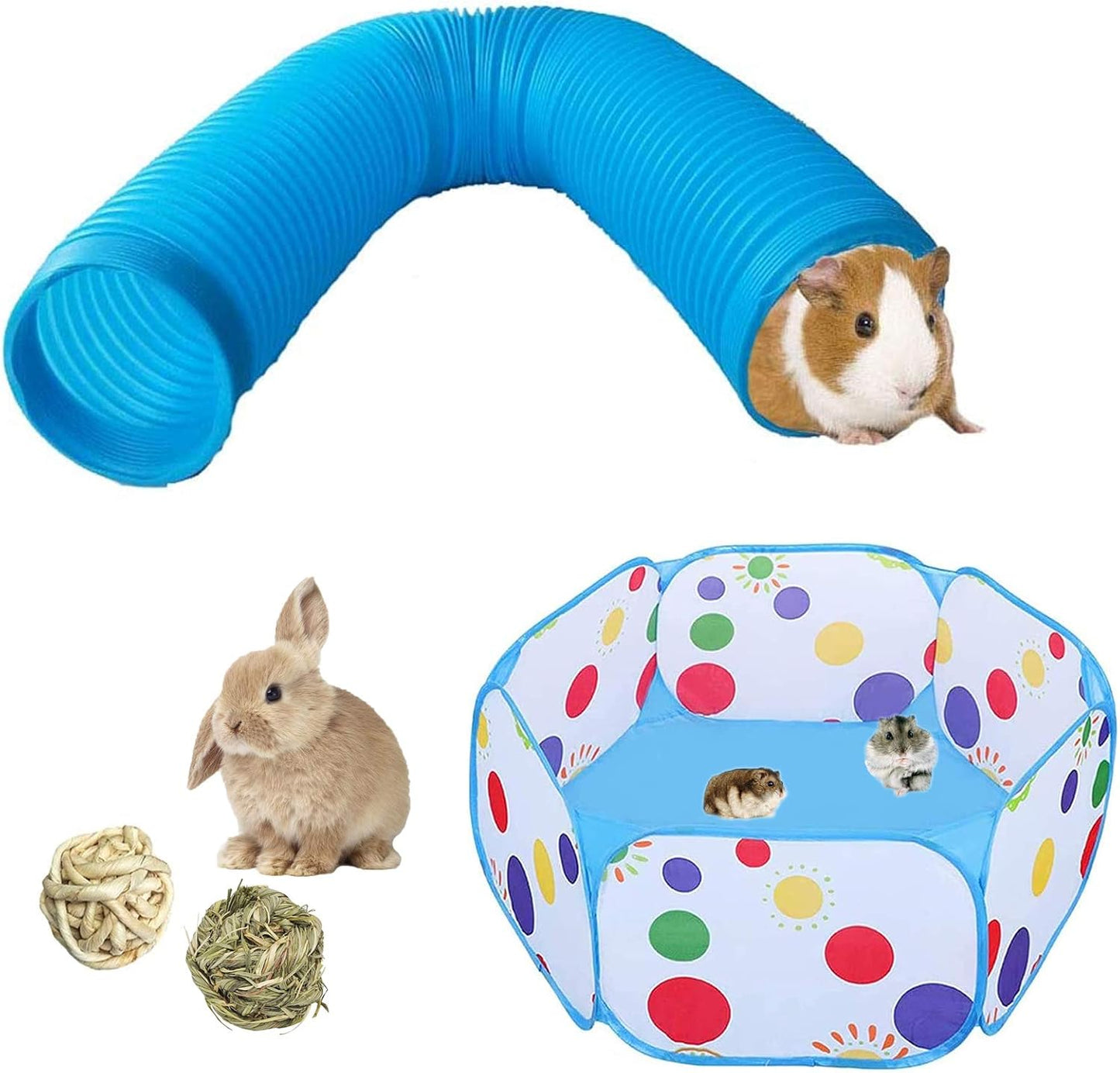 Collapsible Pet Tunnel: Fun On-the-Go Playpen