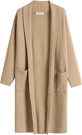 Caracilia Women's 2023 Fall Cardigan Sweater with Pockets