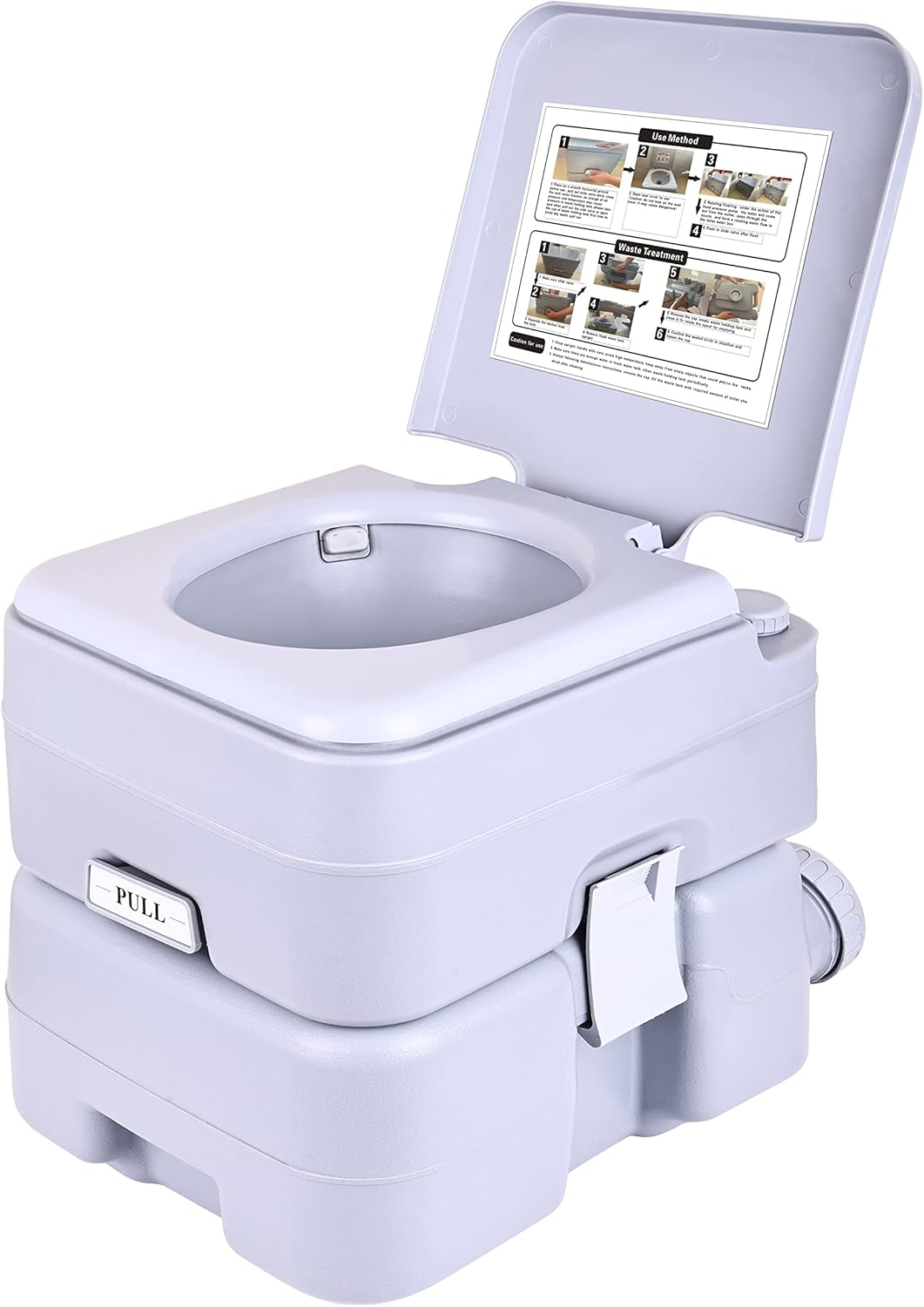 Elevon Portable Toilet: Splash-Free Dumping, Anti-Leak Pump