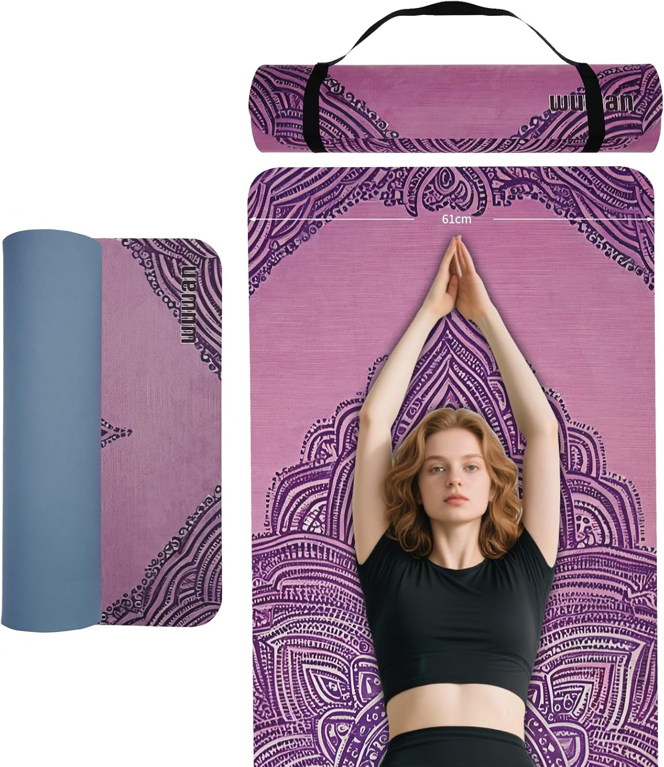 Non-Slip Extra Thick Yoga Mat for Home Workouts and Pilates