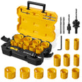 KATA Bi-Metal Hole Saw Kit 18 Piece - Durable Cutting Set