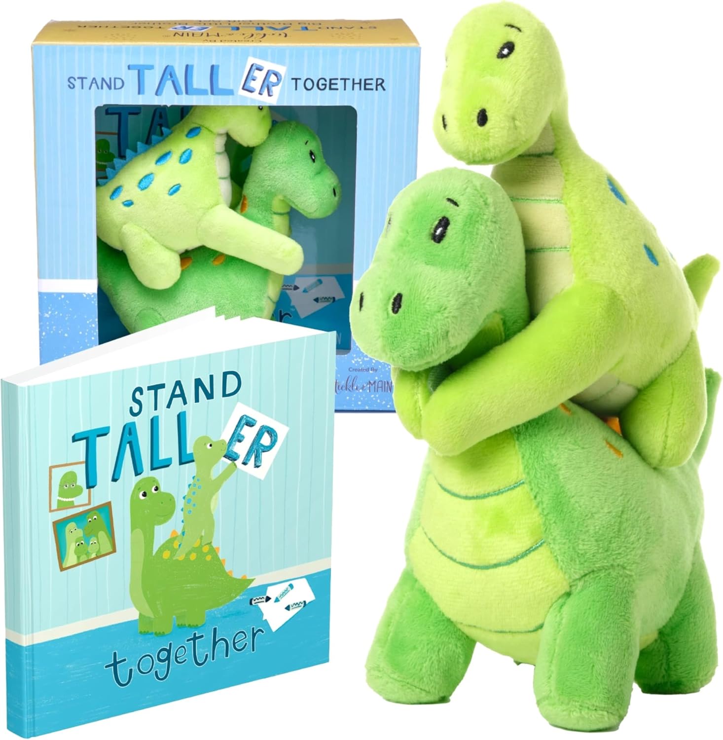 Big Brother Gift Dinosaur Stuffed Animal Set for Sibling Bonds
