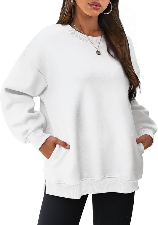 Oversized Sweatshirts for Women - Cozy Fleece Pullover Tops