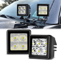 2 Inch LED Pod Lights Spot 2x2 Square Work Light - Compact Power