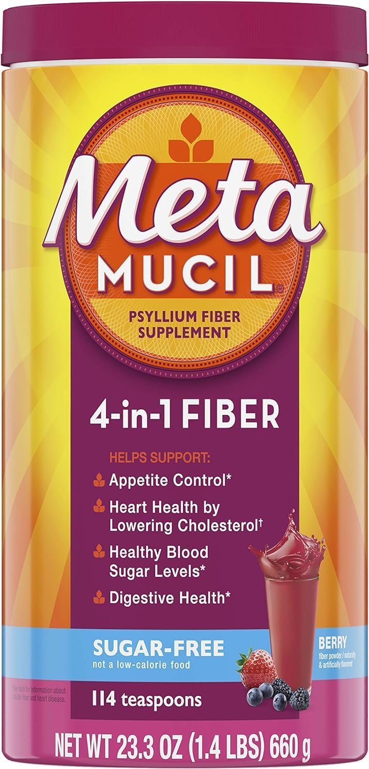 Metamucil Berry Burst 114 DS 23.3 OZ for Digestive Health