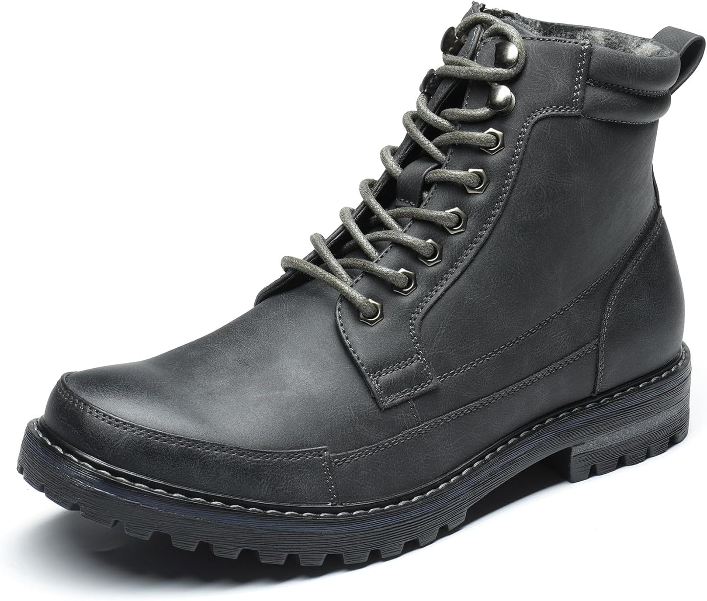 Bruno Marc Men Oxfords Motorcycle Boot for Stylish Comfort