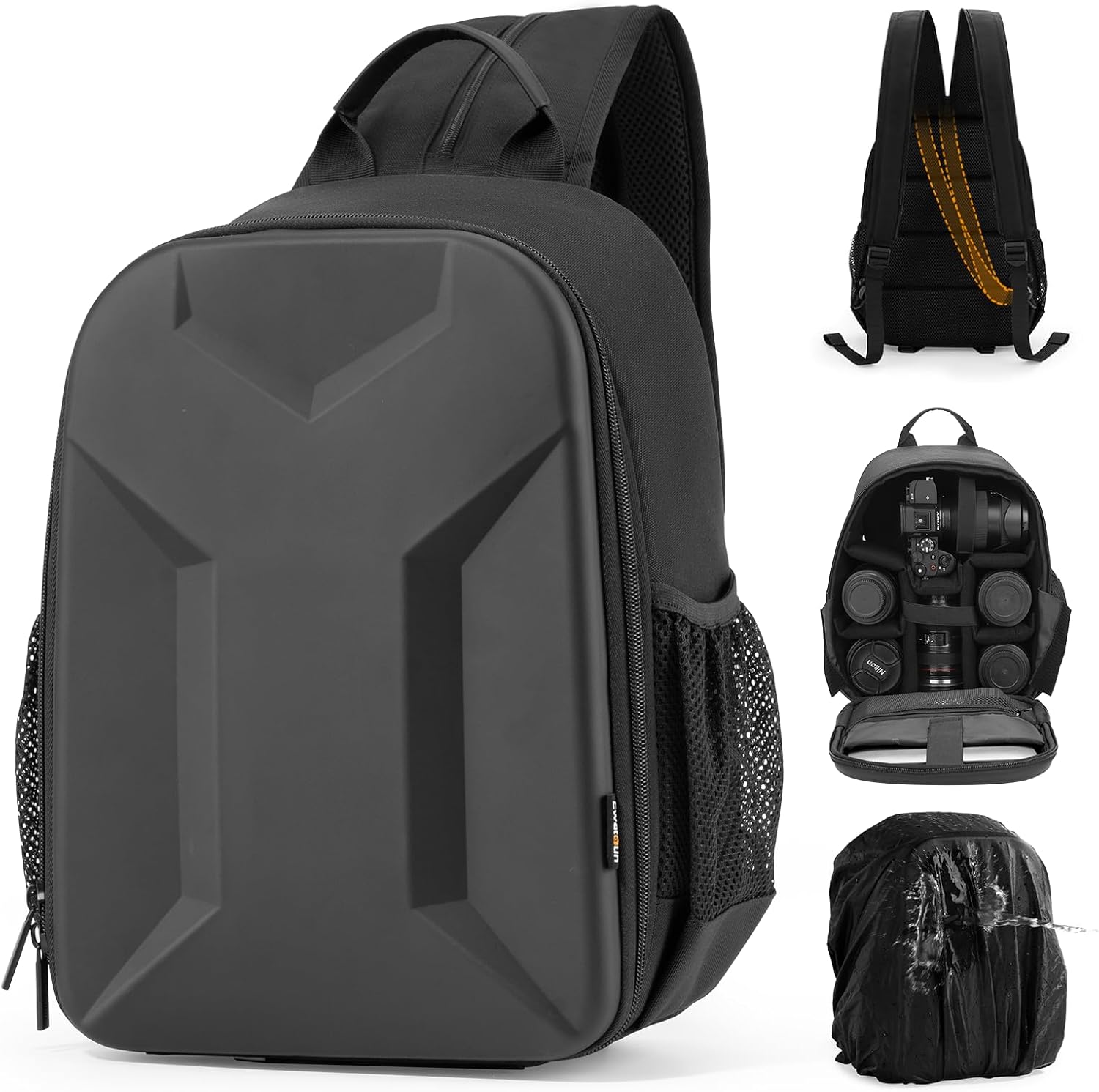 Cwatcun Camera Backpack Hardshell for Photography Enthusiasts