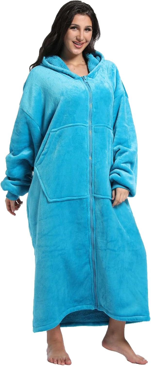 FUSSEDA Cozy Wearable Blanket: Warmth & Comfort