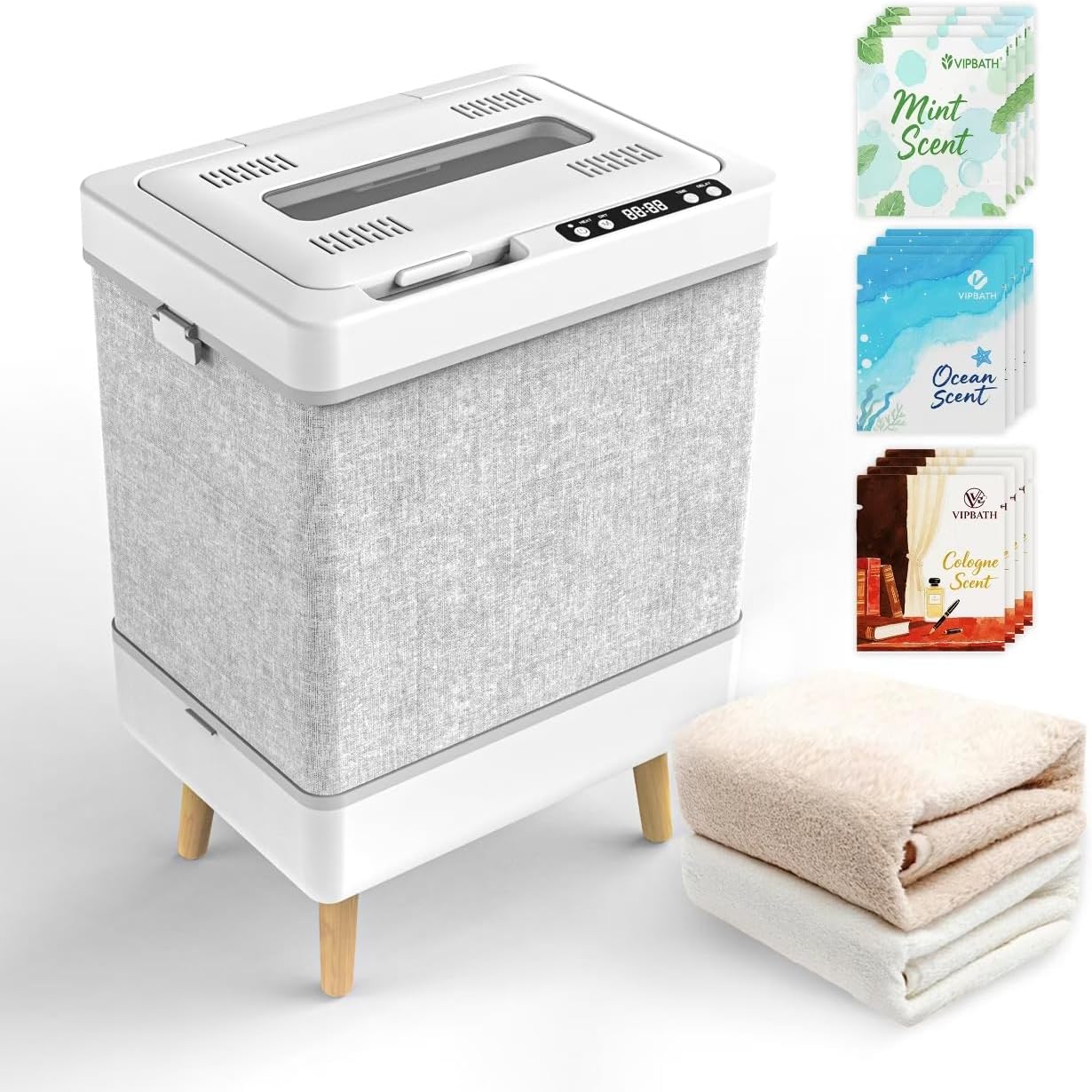 35L Towel Warmer Gift Set for Family-Sized Comfort and Luxury