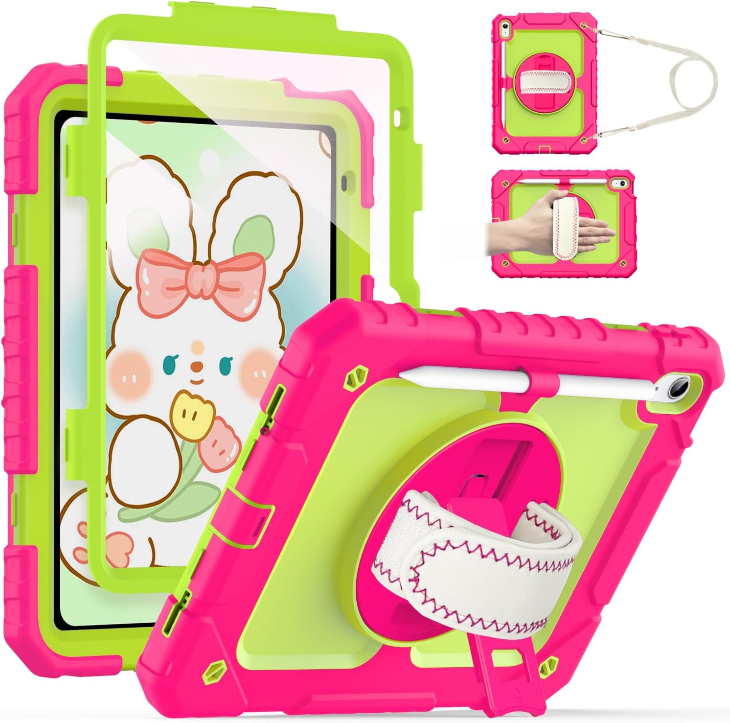 Cantis Case for iPad 11th Gen with Screen Protector & Stand