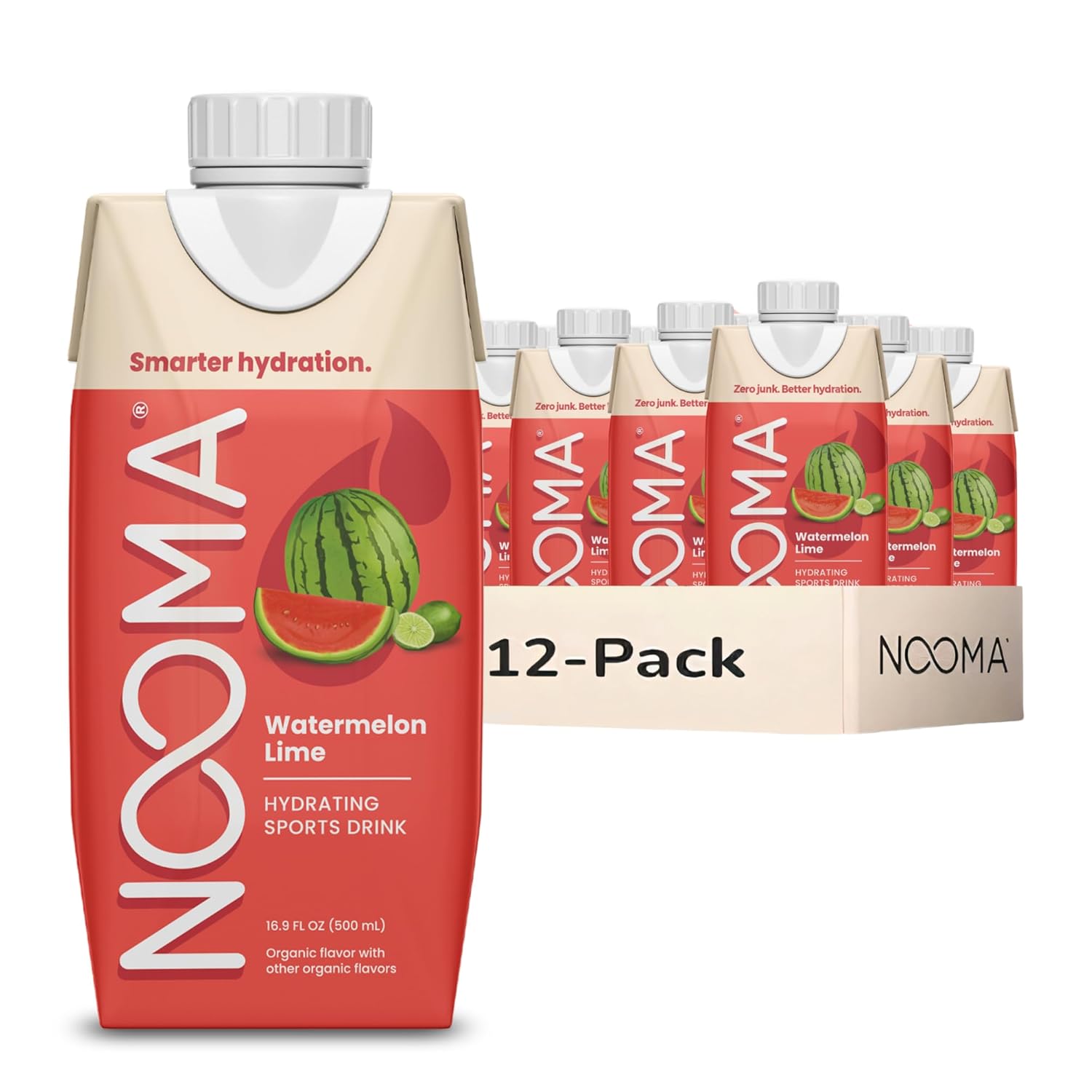 NOOMA Hydrating Sports Drink - Organic Electrolyte Drink 12 Pack