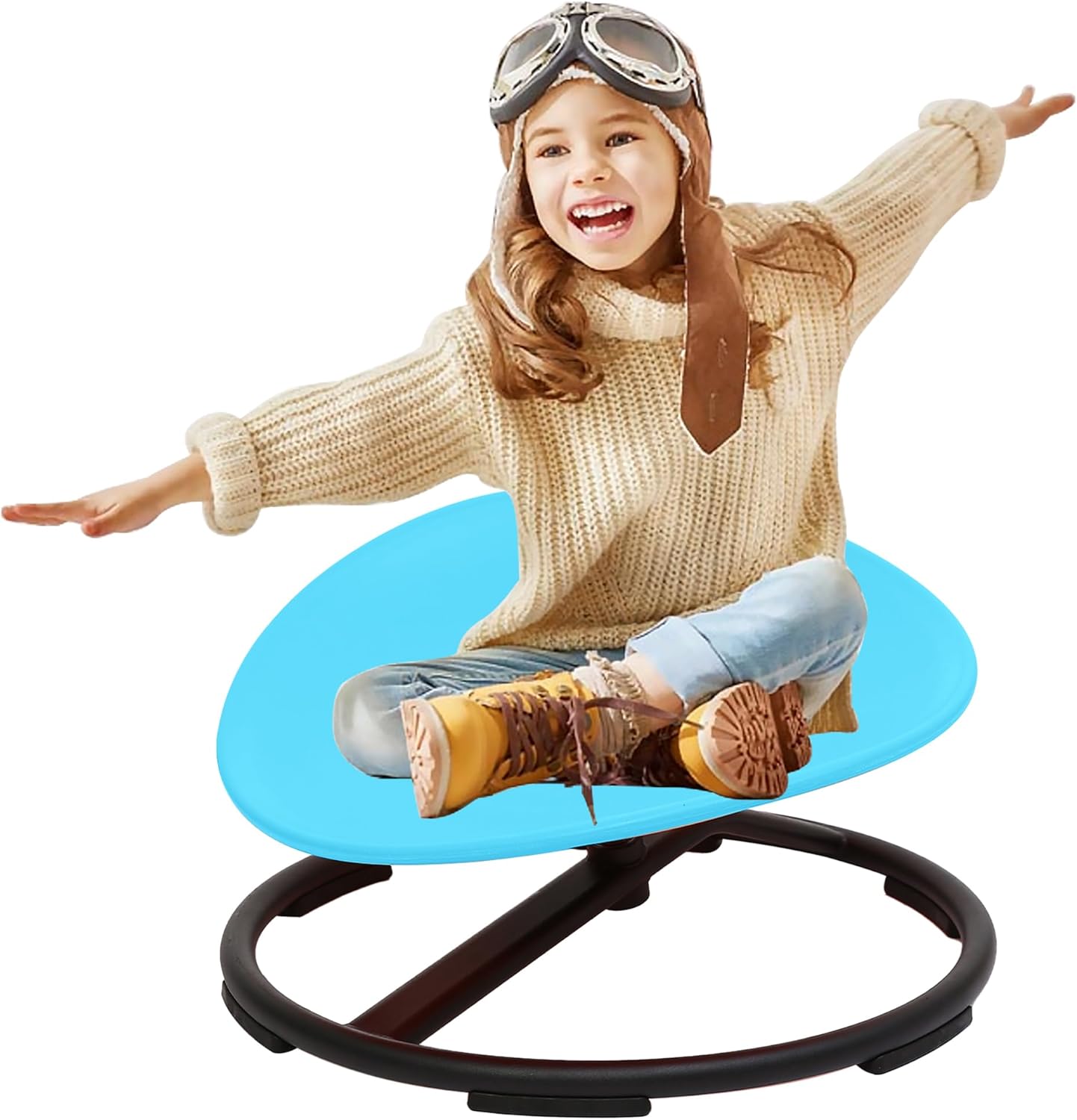 makarci Kids Sensory Swivel Chair - Autism Relief Spinner