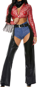 Forplay Saddle Up Cowgirl Costume - 4-Piece Women's Set
