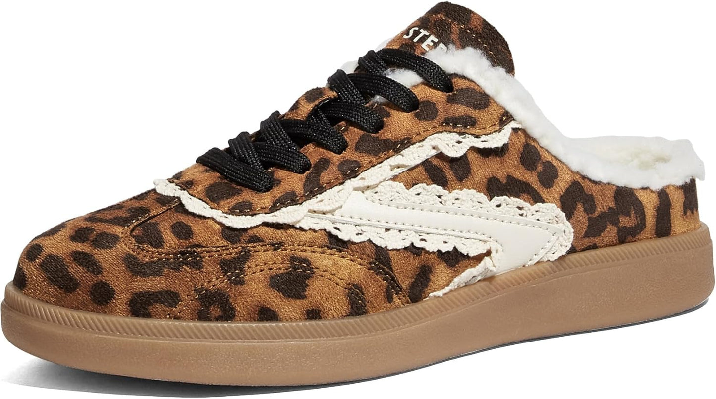 LUCKY STEP Womens Mule Fashion Sneakers for Casual Comfort