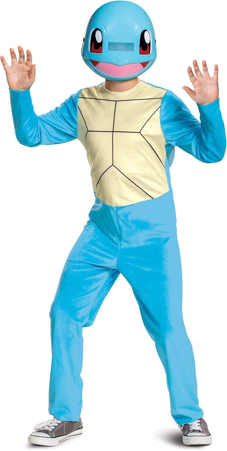 Pokemon Kids Squirtle Costume for Dress Up and Halloween Fun
