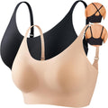 PRETTYWELL Comfort Seamless Bra for Women A-C Cup - Soft, Wireless