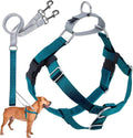 Freedom No Pull Dog Harness and Leash Set - Teal, Comfortable Control