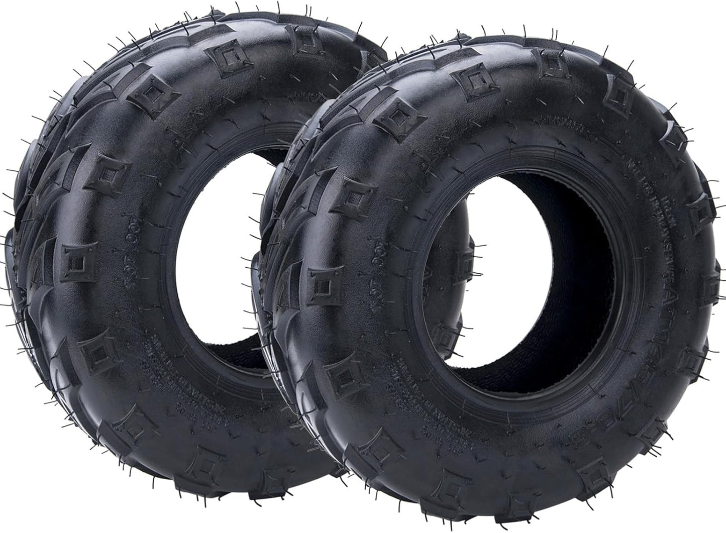 145/70-6 Tires for Go Kart ATV Mini Bike - 2 Pack Quality