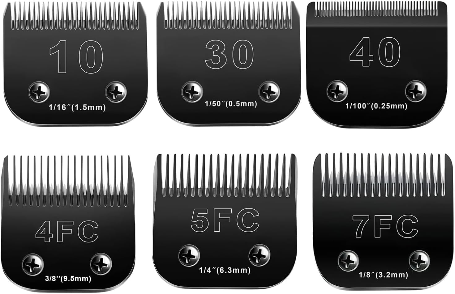 10 Blades Dog Grooming Blades for Andis Oster Wahl Clippers