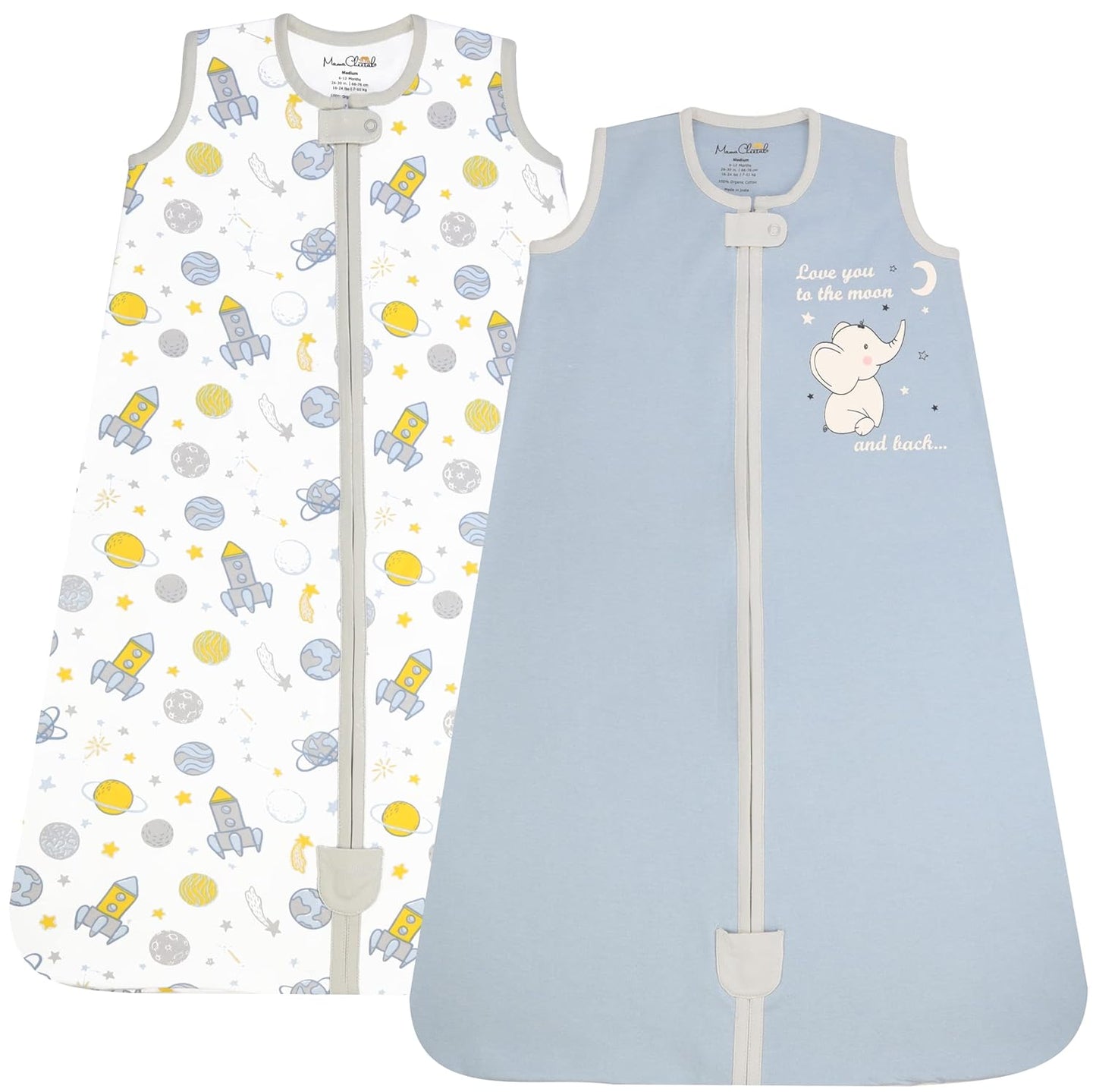 Mama Cheetah Baby Sleep Sack 0.5 TOG for Newborns & Toddlers