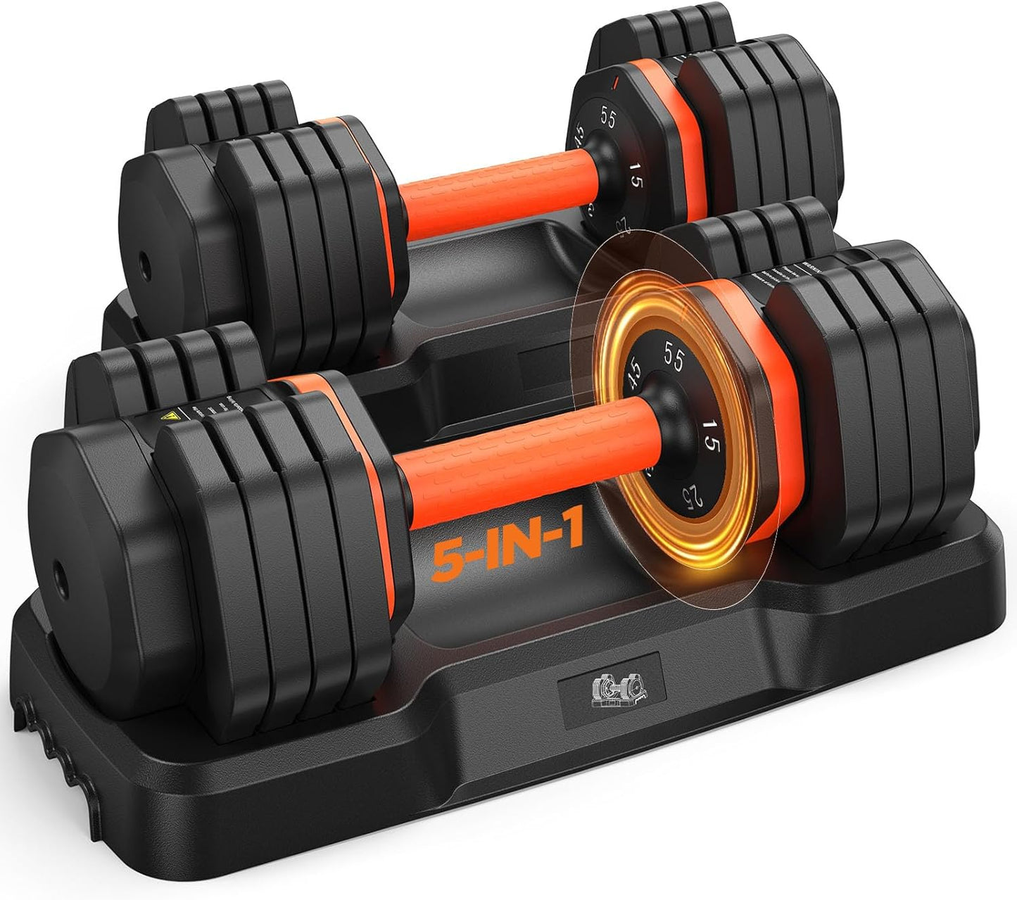 2025 Updated Adjustable Dumbbell Set for Home Gym Workouts