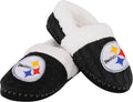 FOCO Women's NFL Team Color Moccasin Slippers - Cozy, Team-Ready Logo