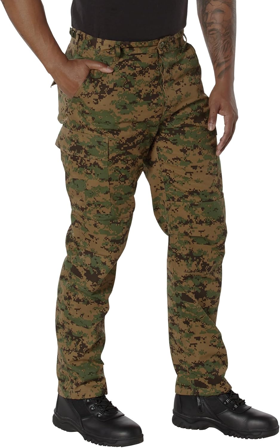Rugged Tactical BDU Pants for Outdoor Hiking and Work Uniform