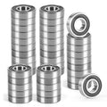 R8-2RS Ball Bearings 40-Pack - Low Noise, Dual Seal Performance