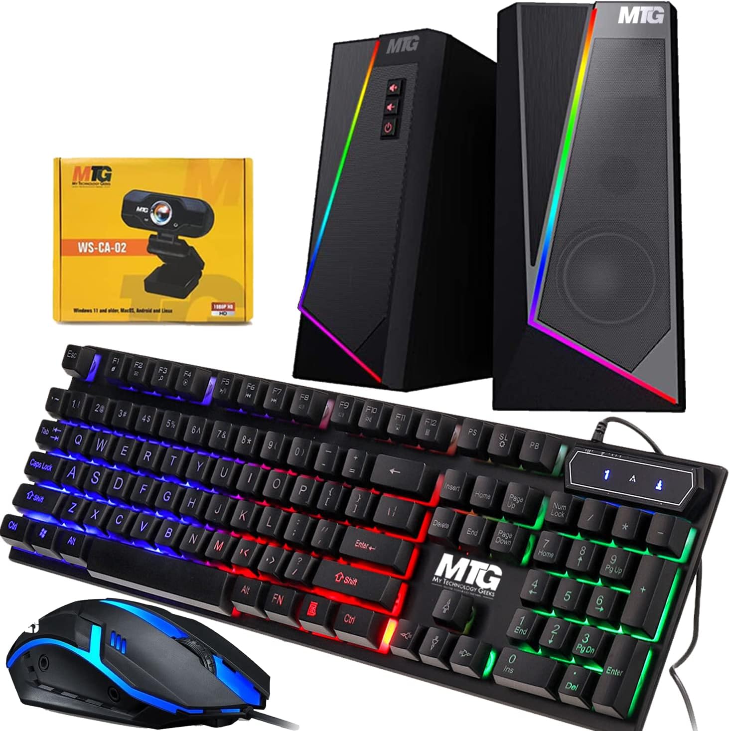 MTG RGB Backlit Mechanical Gaming Keyboard and Mouse Combo