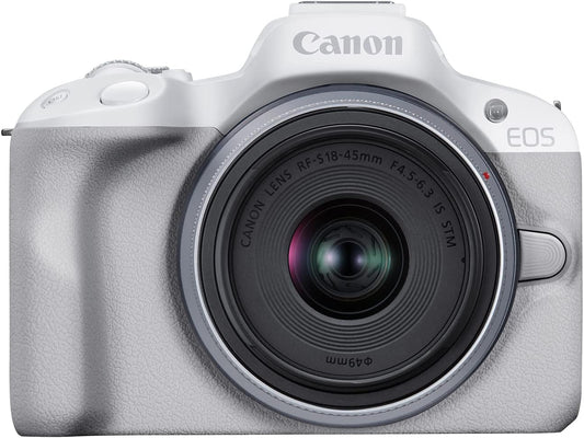 Canon EOS R50 Mirrorless Camera Kit with 4K Video and Lens