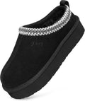 Women's Suede Slipper Mini Boots with Fur Fleece - Cozy Winter Flats