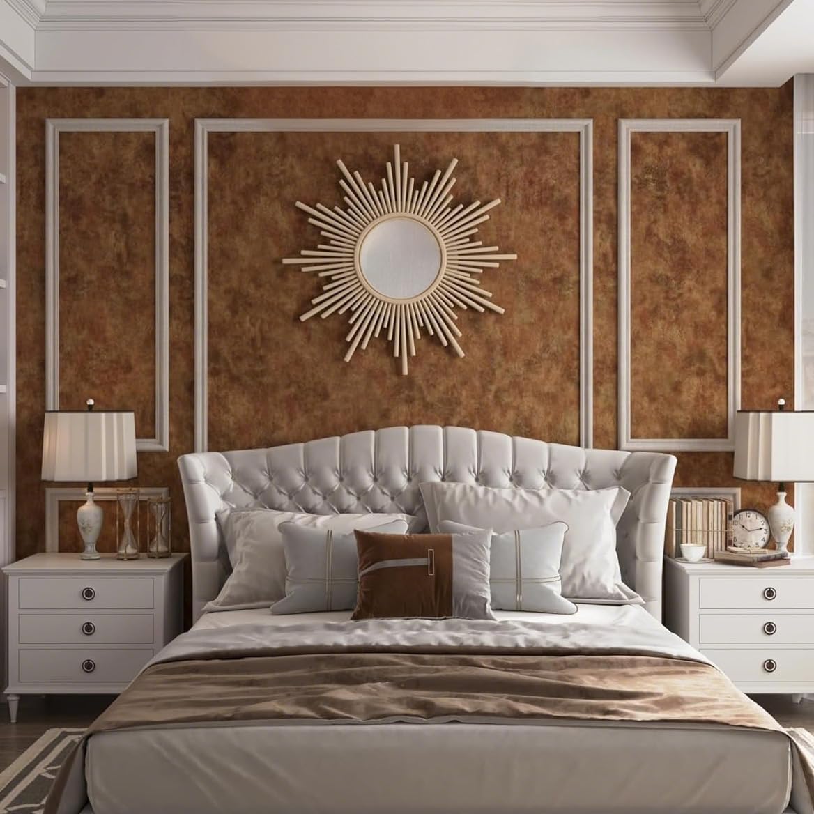 BAYYA Mid Century Modern Peel and Stick Wallpaper for Home