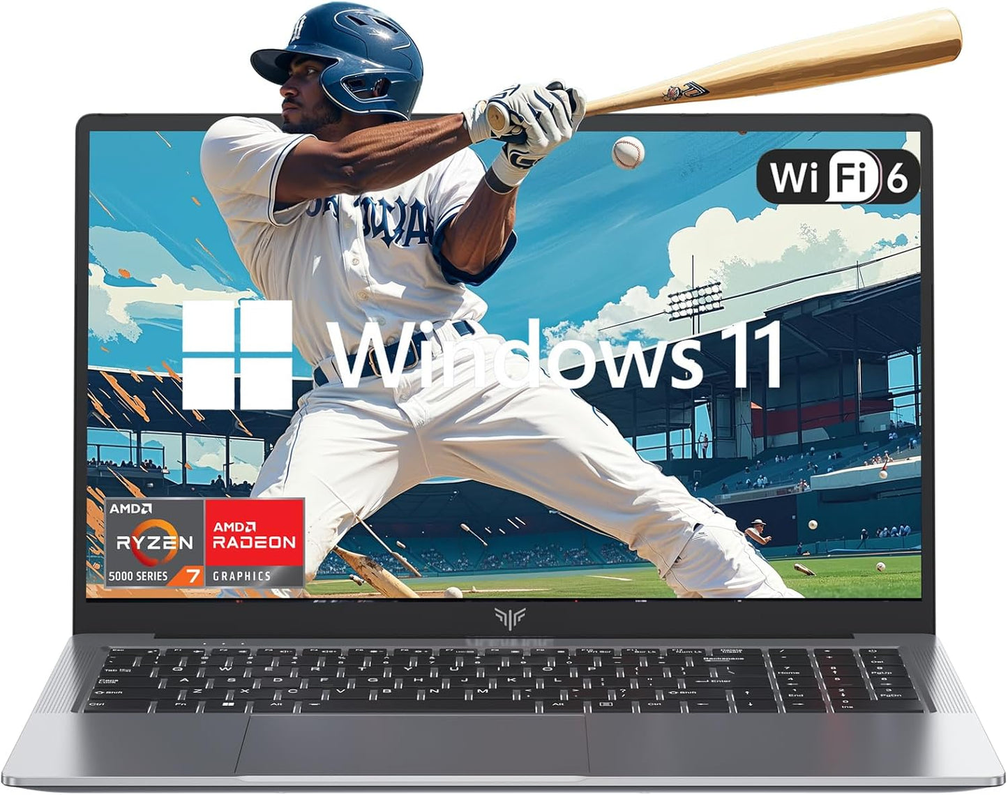 High Performance 16-inch Gaming Laptop with Ryzen 7 5700U & 16GB RAM
