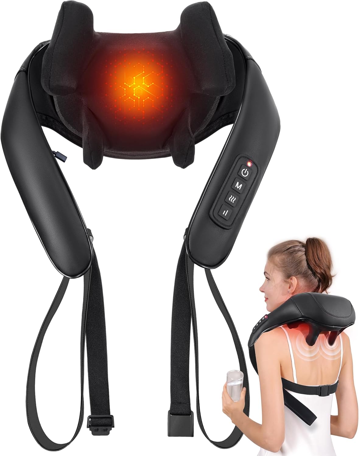 Shiatsu Back and Neck Massager for Pain Relief and Relaxation