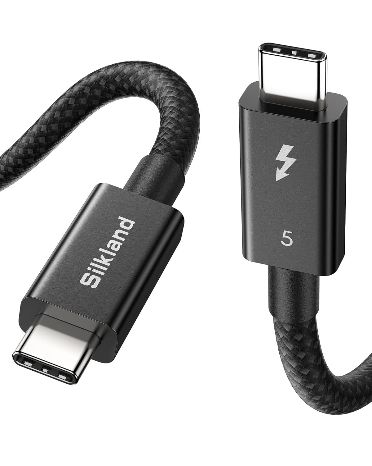 Silkland Thunderbolt 5 Cable 80Gbps for 16K and Dual 8K Displays