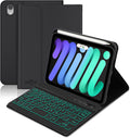 iPad mini 7th/6th Gen Keyboard Case - Detachable Backlit Folio