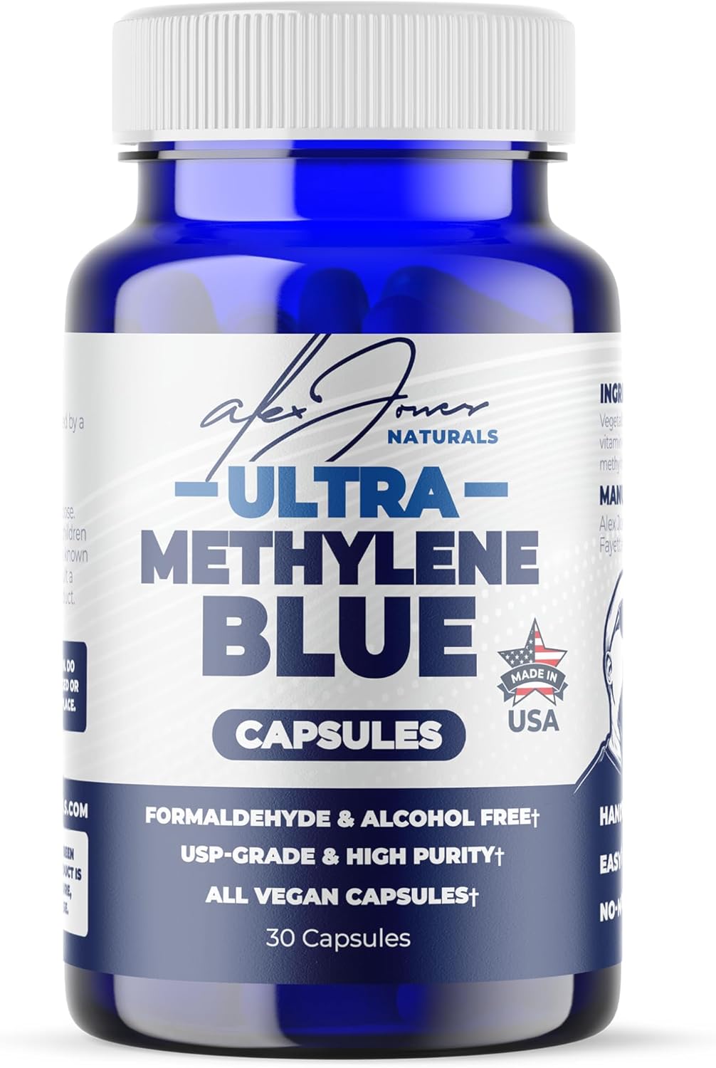 Ultra Methylene Blue Capsules for Brain Health and Focus