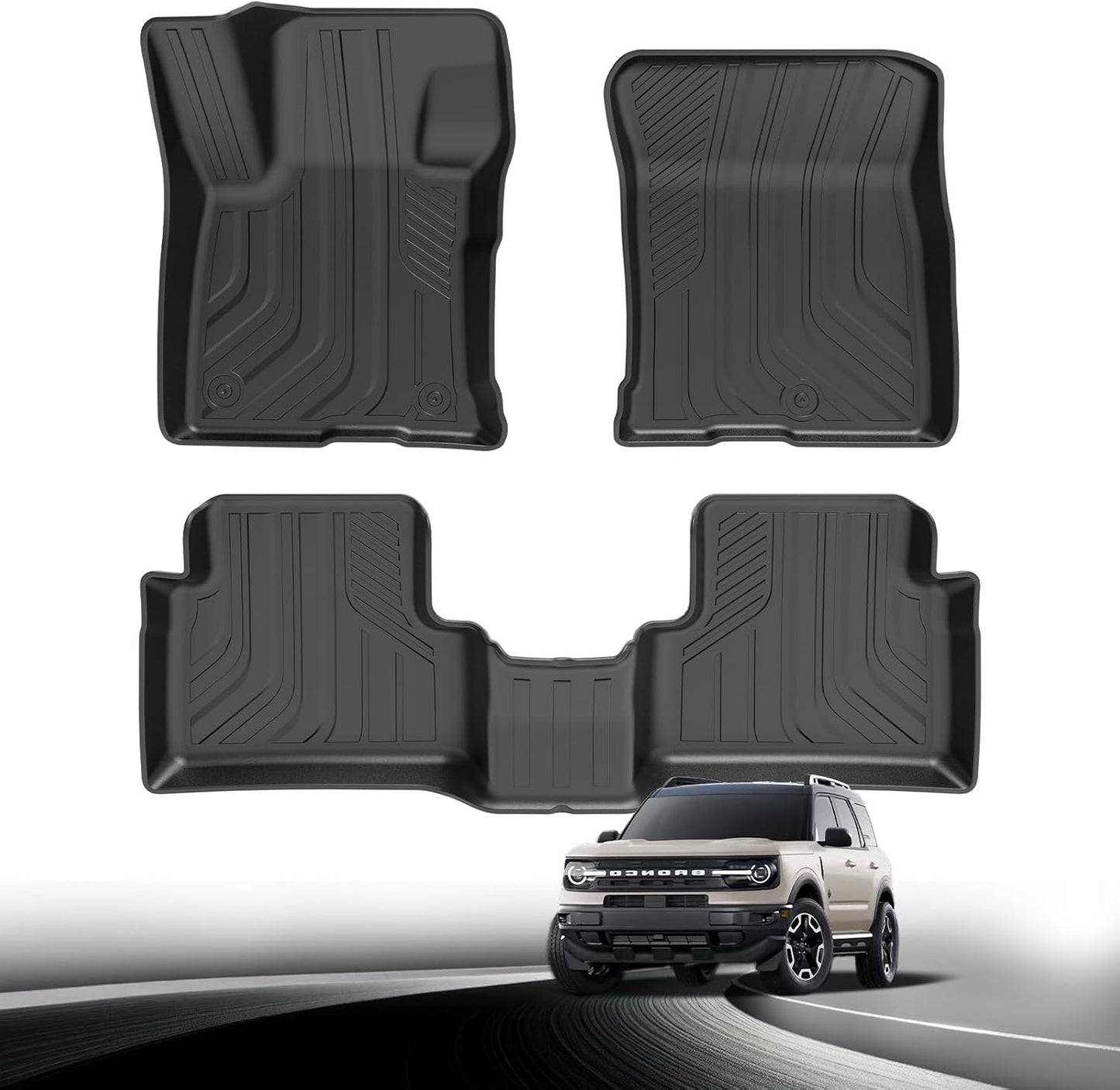 Carbon Fiber Floor Mats for Ford Bronco Sport 2021-2025 Review