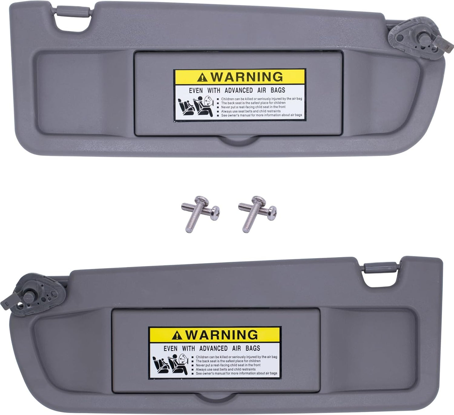 NHILES Atlas Gray Sun Visor for Honda Civic 2006-2011 Models