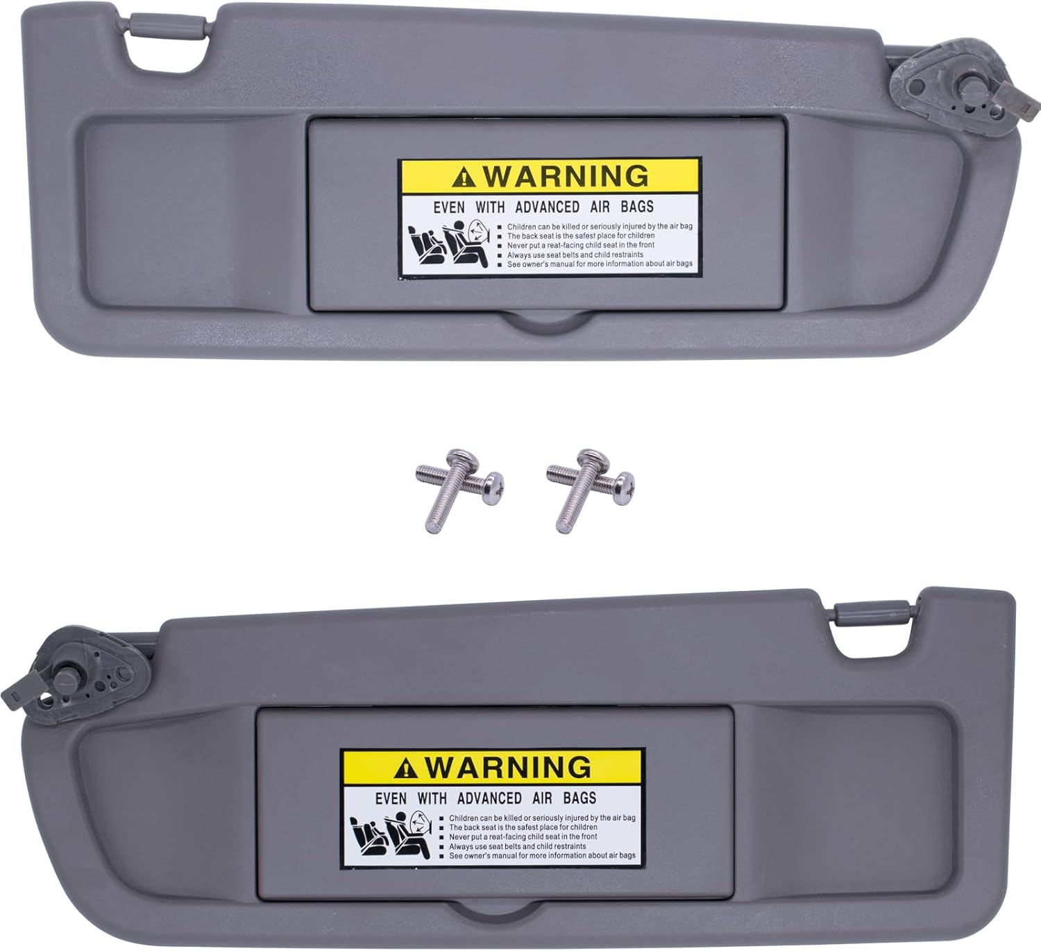 NHILES Atlas Gray Sun Visor for Honda Civic 2006-2011 Models
