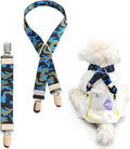 Dog Suspenders for Diaper Belly Bands Canine Harness - Keeps Diapers