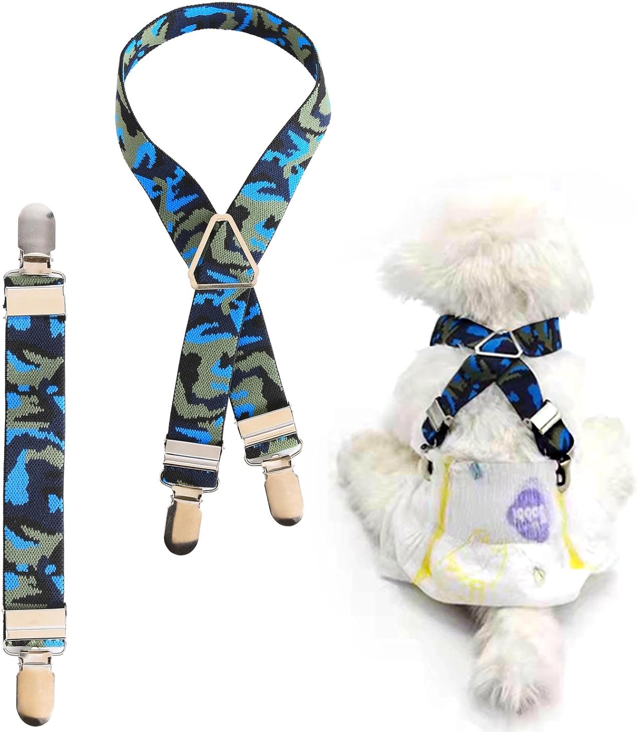 Secure Diapers for Dogs with TESSVEYA Harness