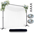 Photo Studio Backdrop Stand Support System - Portable Heavy-Duty