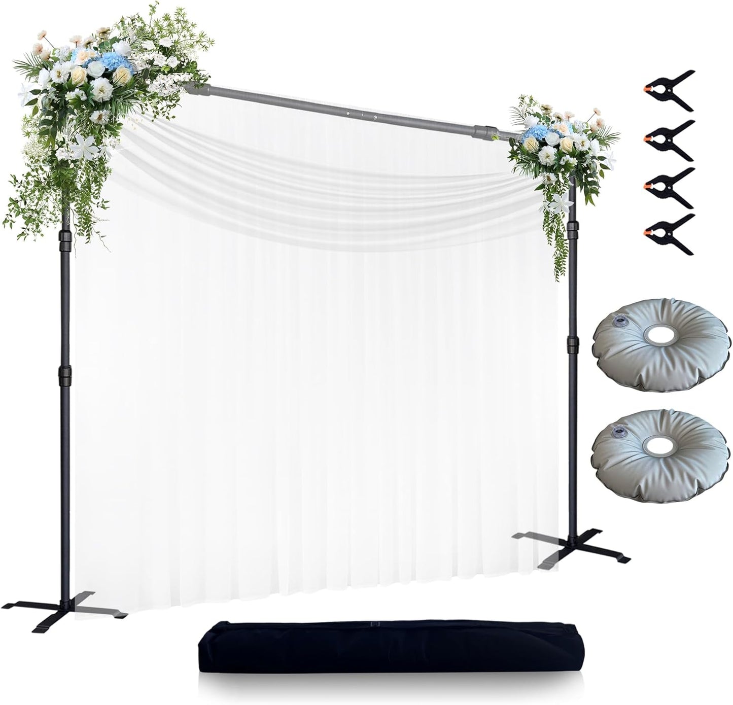 Photo Studio Backdrop Stand Support System for Outdoor Events