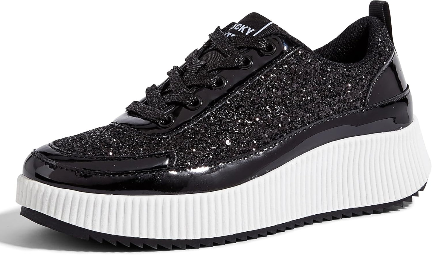 LUCKY STEP Women's Chunky Platform Sneakers for Casual Style
